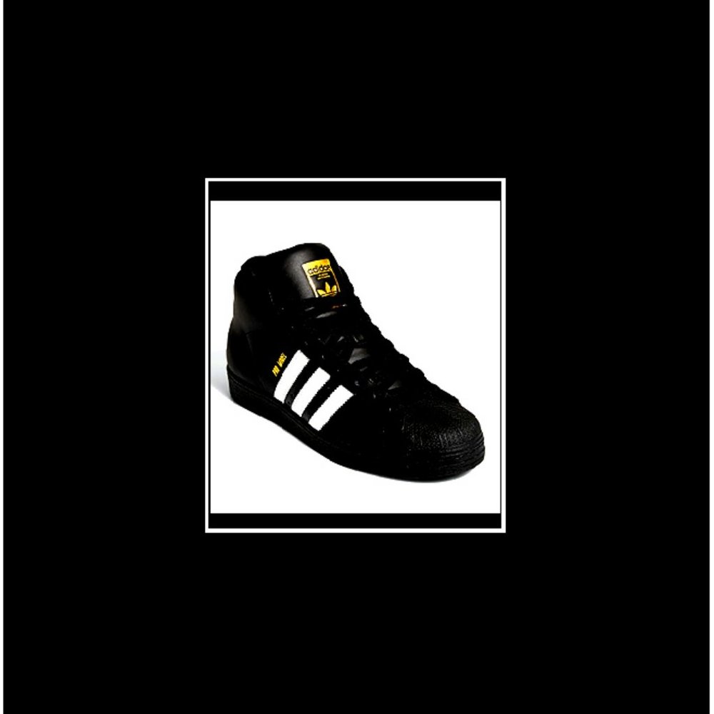 New Men's Adidas Originals Superstar Pro Model Athletic Leather Shoes Black/Gold